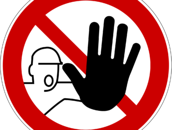 Zutritt nur mit Genehmigung